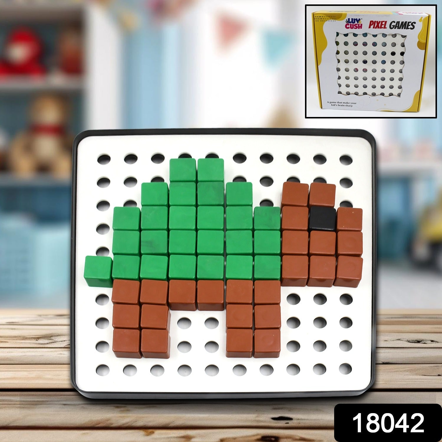 Pixel Cubes Toy for Children Early Education, Pixel Game Educational Board Games Board, Birthday Gift for Kids, Learning Math Toy, Brain Games, Math Puzzle (Approx 180 Cubes With Pixel Board & Book) Pixel Cubes Toy for Children Early Education, Pixel Game Educational Board Games Board, Birthday Gift for Kids, Learning Math Toy, Brain Games, Math Puzzle (Approx 180 Cubes With Pixel Board & Book)